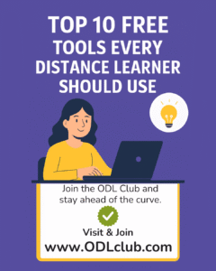 Top 10 Free Tools Every Distance Learner Should Use