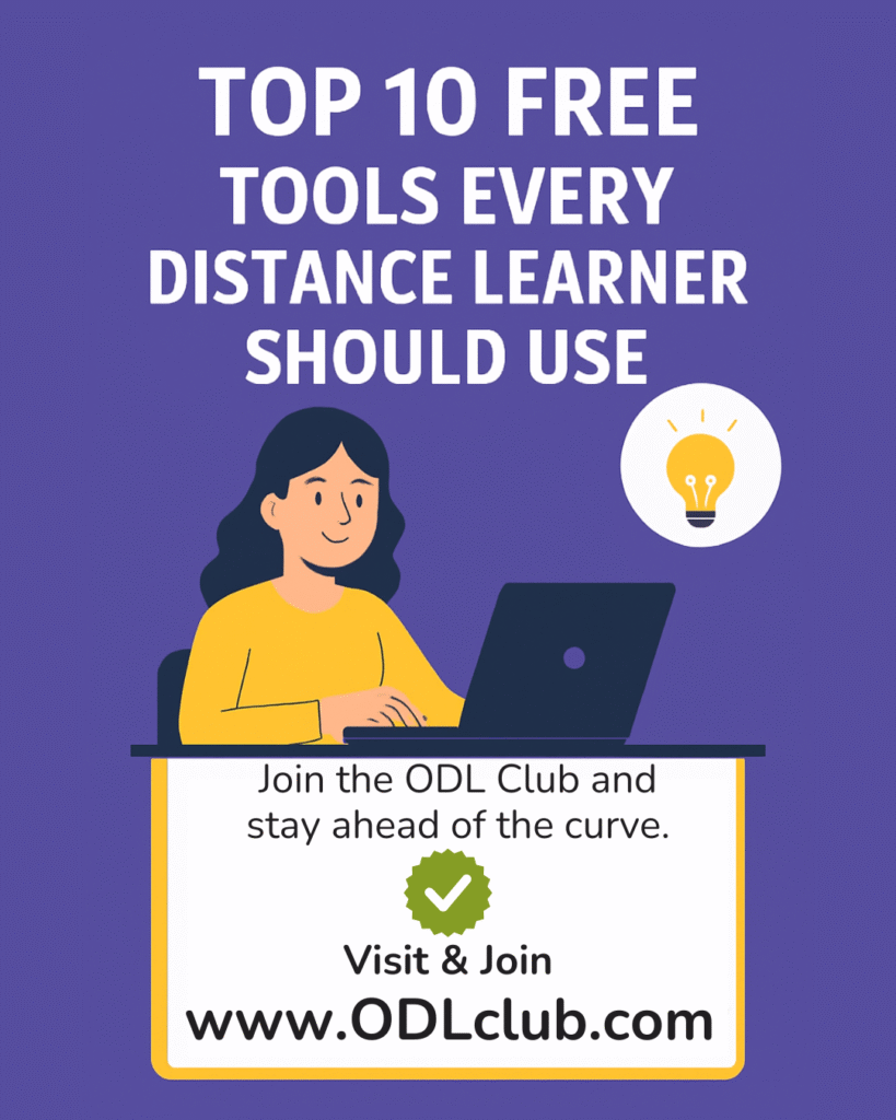 Top 10 Free Tools Every Distance Learner Should Use